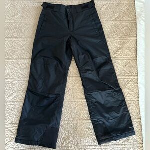 Columbia Black Snow Pants Girls Sz 14/16, fits Women 2/4